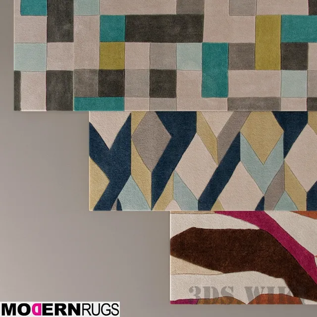 decoration – Modern carpets with beautiful textures 3ds Max