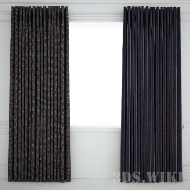 decoration – Modern curtain 3ds Max