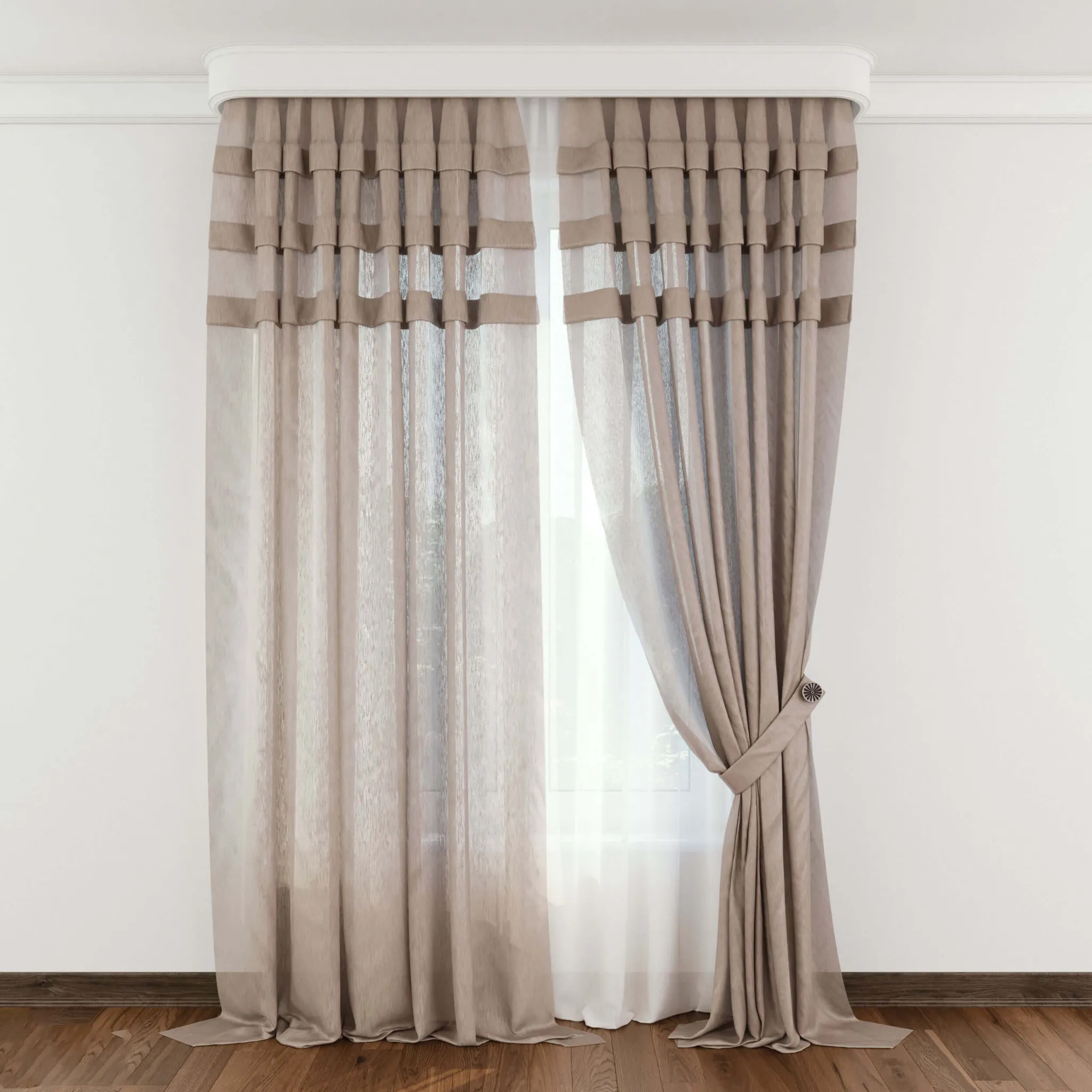 decoration – Modern curtain 71 3ds Max