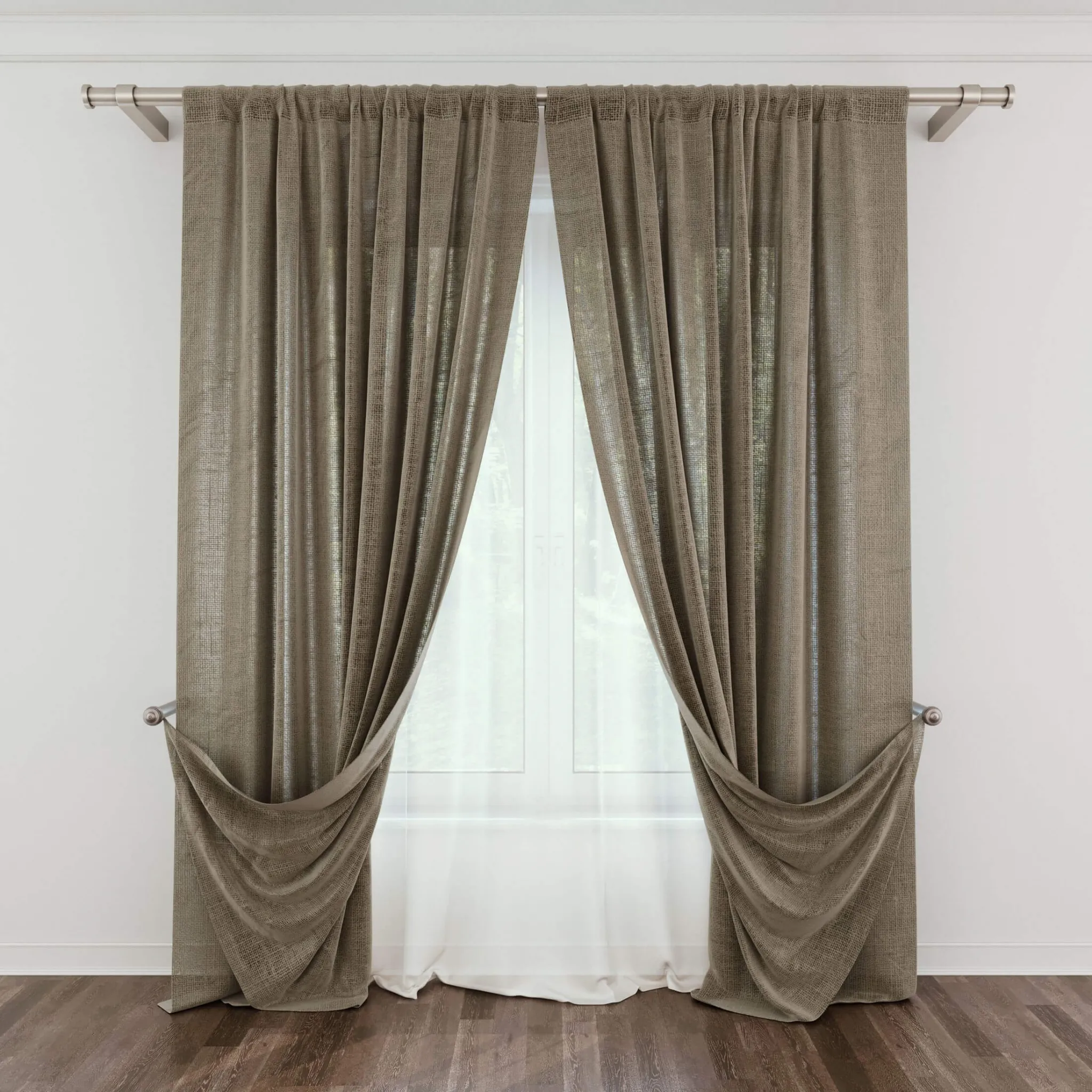 decoration – Modern curtain №10 3ds Max