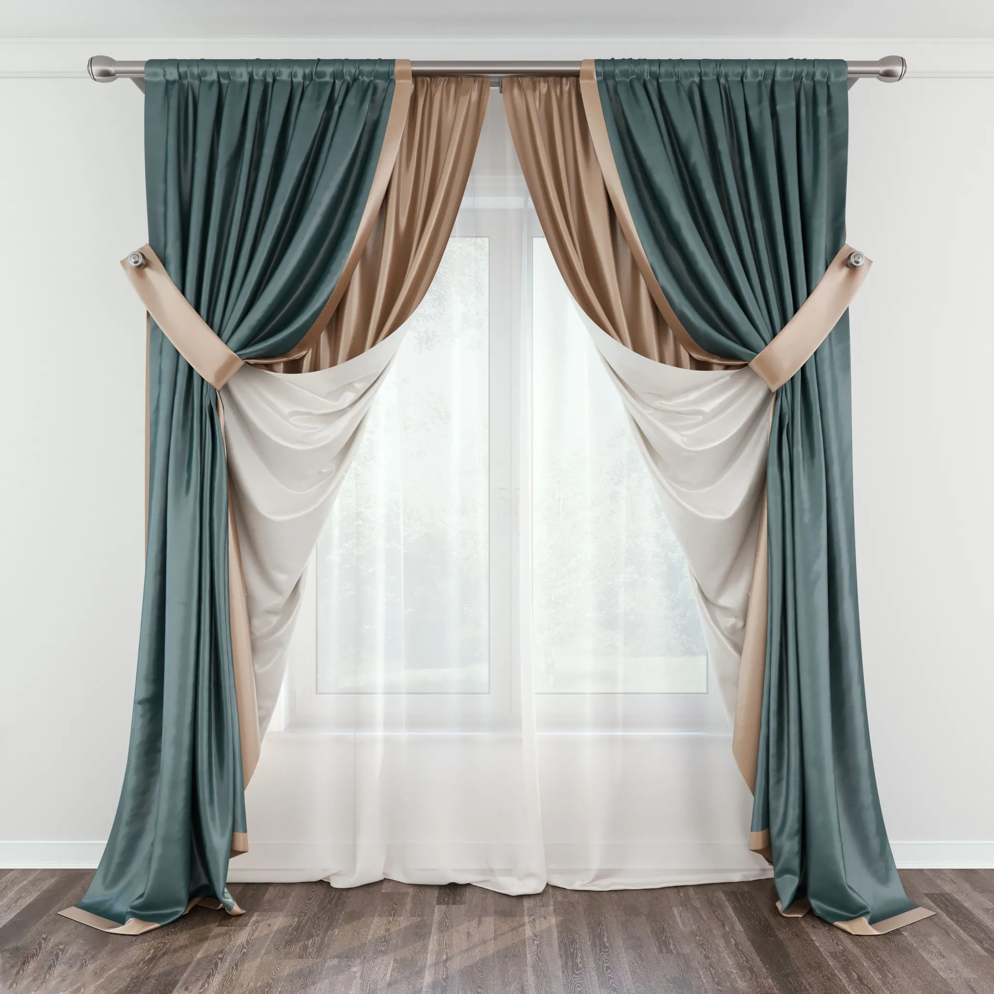 decoration – Modern curtain №8 1 3ds Max