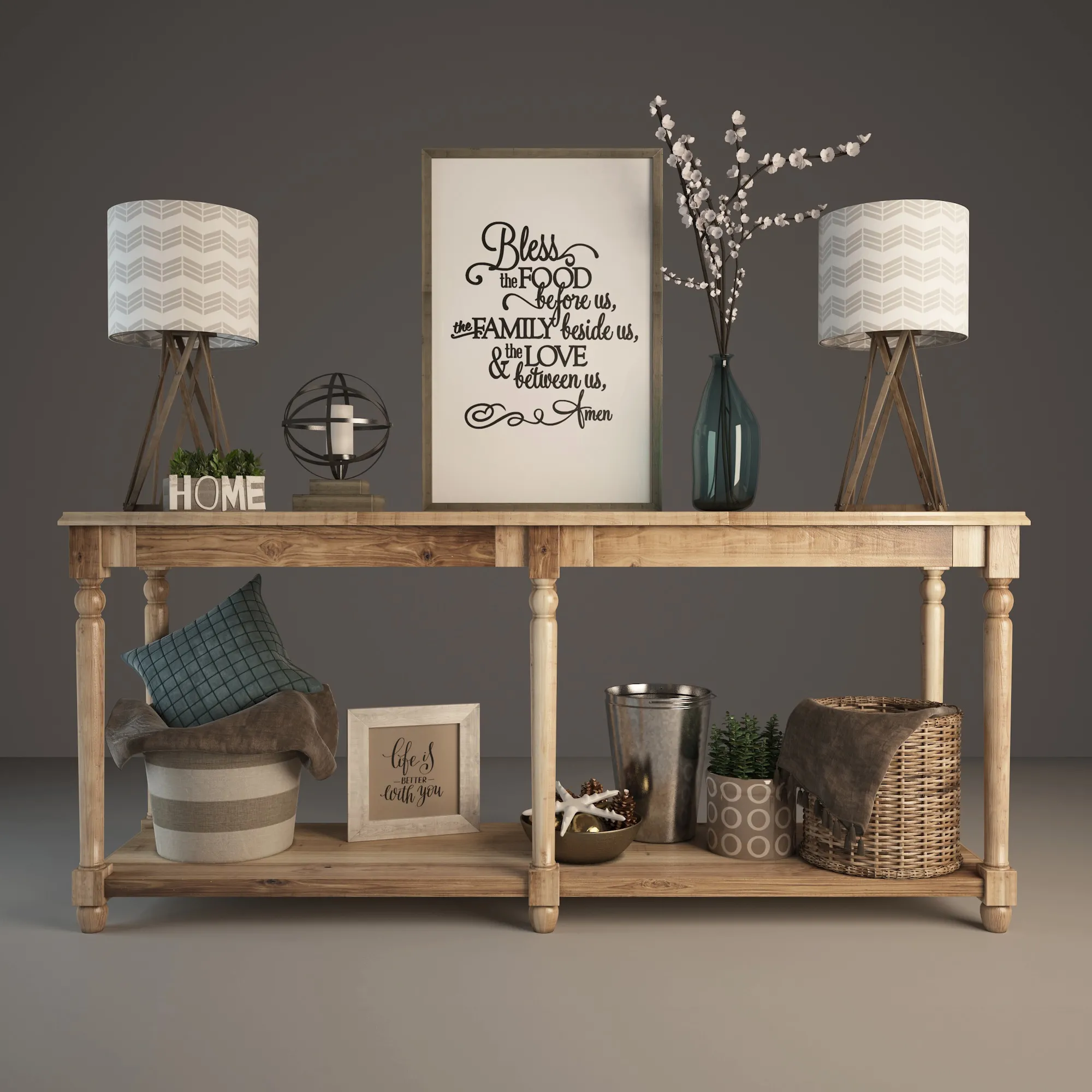 decoration – Modern decors 3 3ds Max