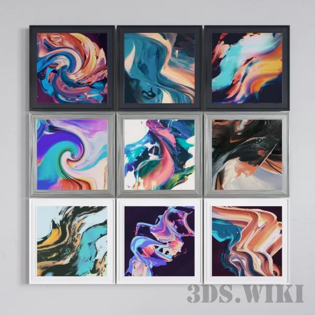 decoration – Modern panel 3ds Max