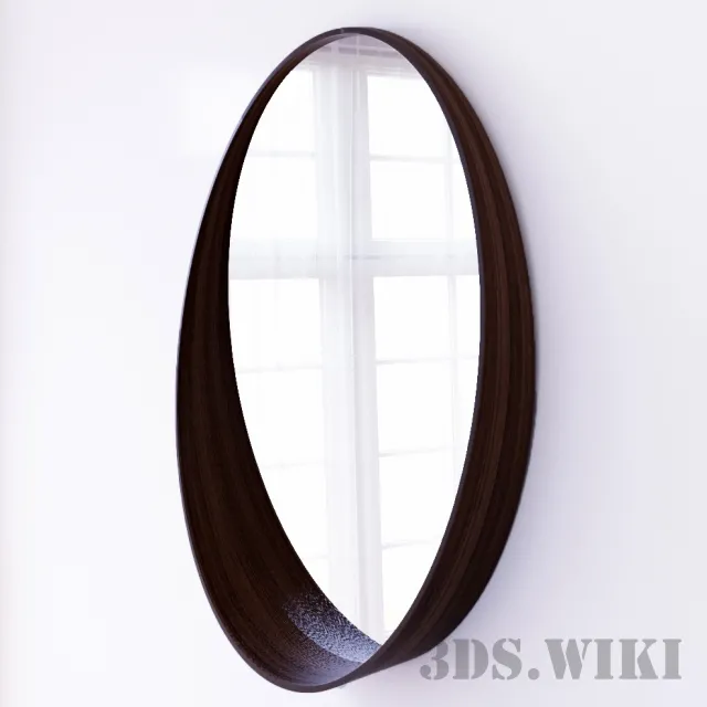 decoration – Modern Small Wall Mirror 3ds Max