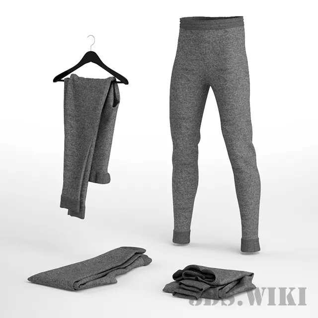 decoration – Moleton Pants 3ds Max