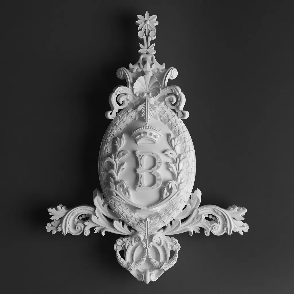 decoration – Monogram V3 3ds Max