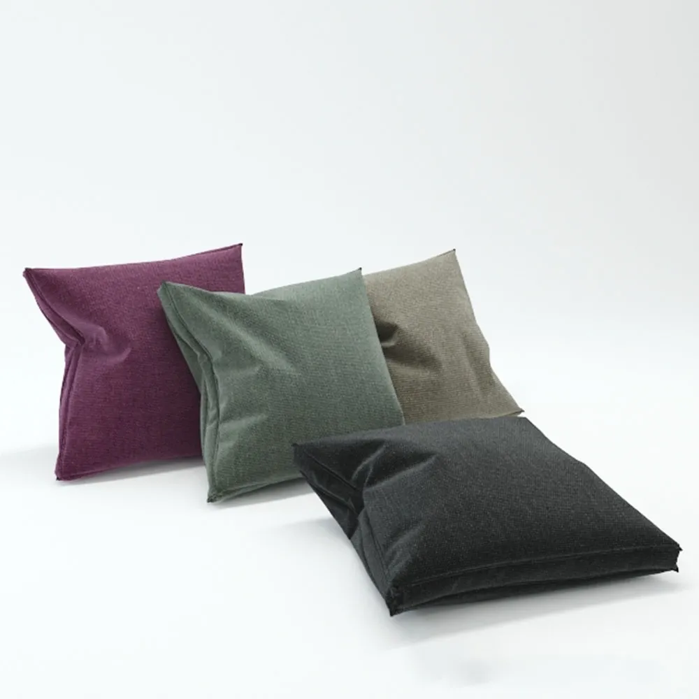 decoration – Multicolored rectangular pillows 3ds Max