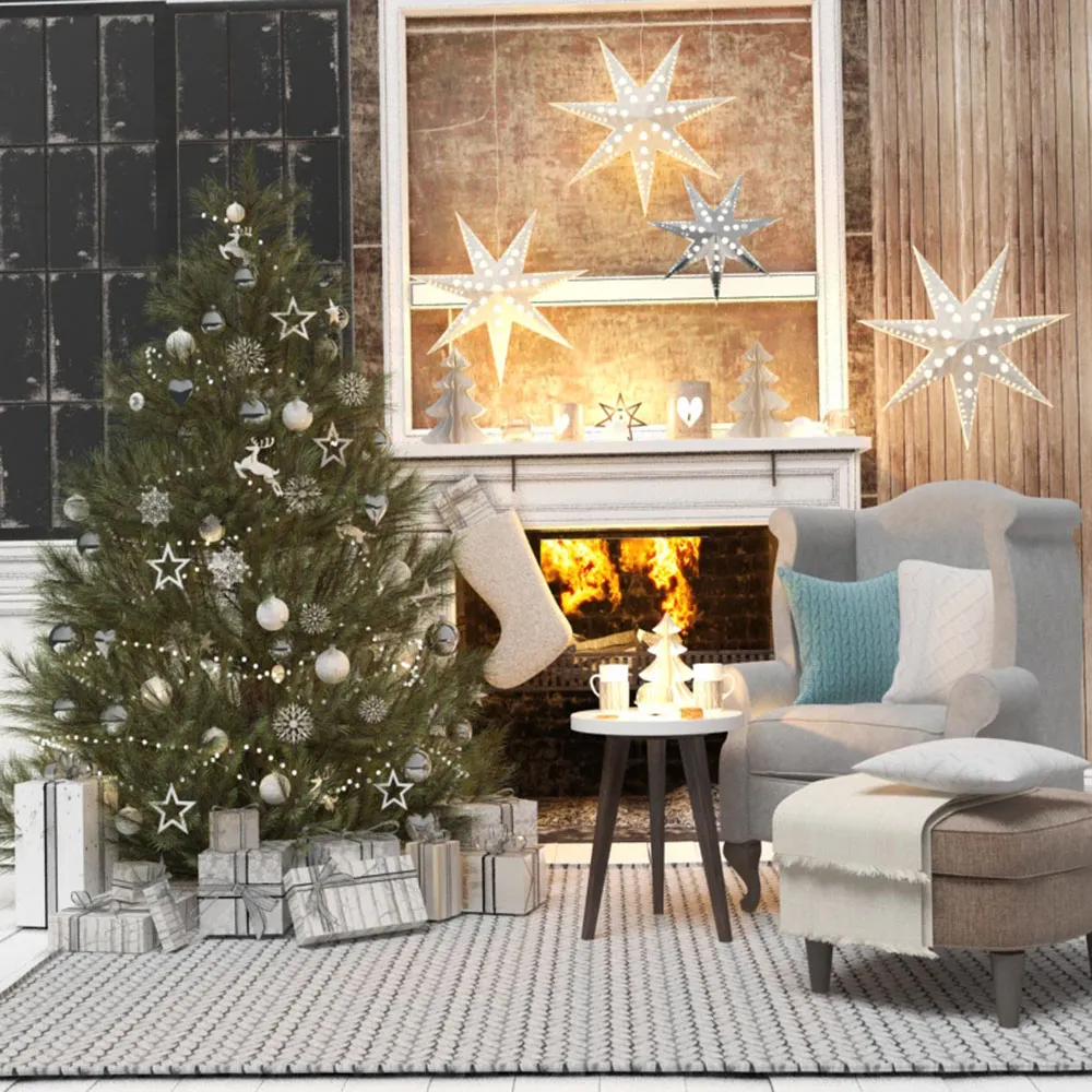 decoration – New Year’s set of items 3ds Max