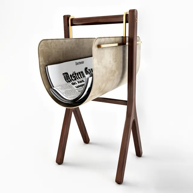 decoration – Newspaper Poltrona Frau 3ds Max