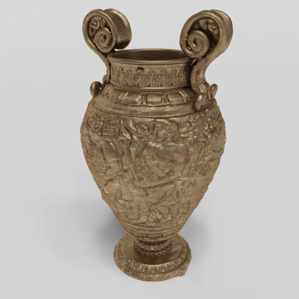 decoration – Old bronze vase 3ds Max