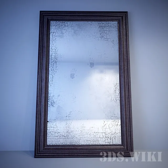 decoration – Old mirror 3ds Max