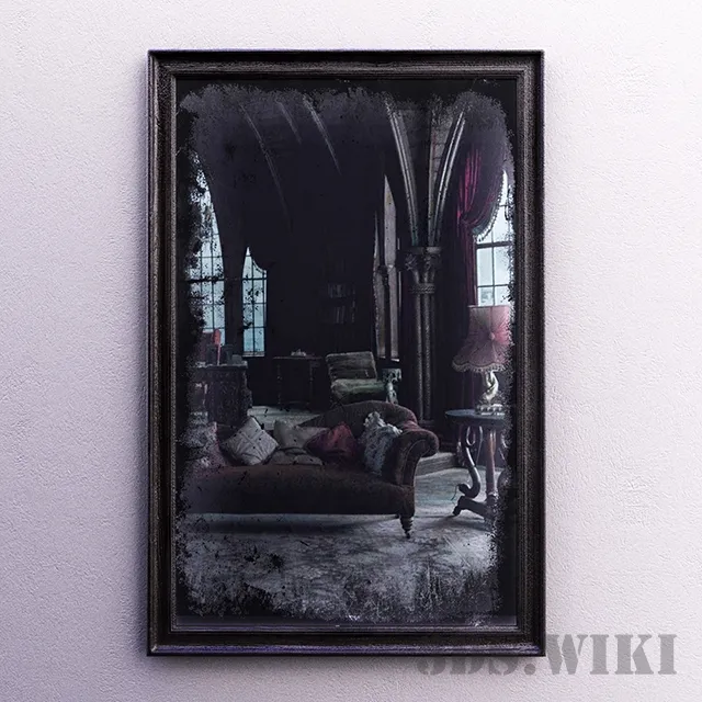 decoration – Old wall painting 3ds Max