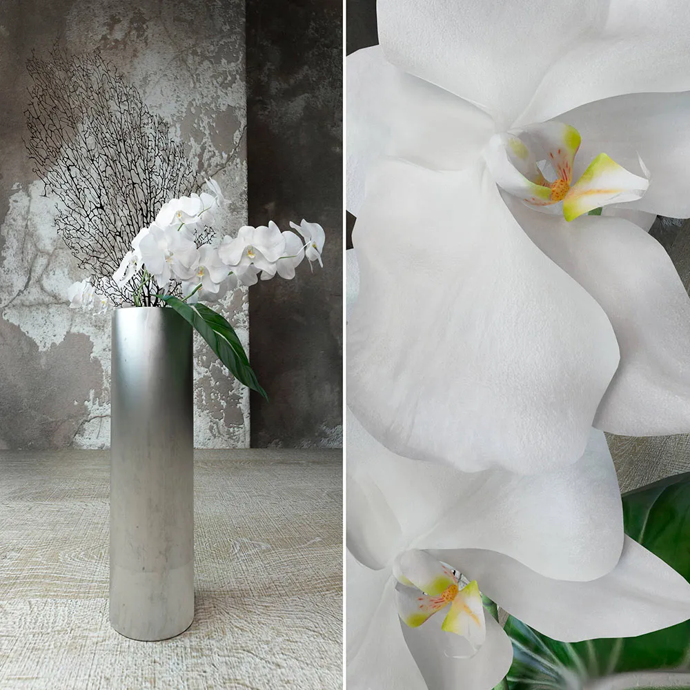 decoration – Orchid bouquet with decorative decoration 3ds Max