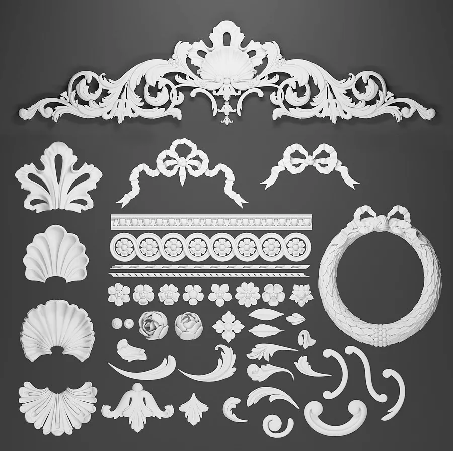 decoration – Ornament 2 3ds Max