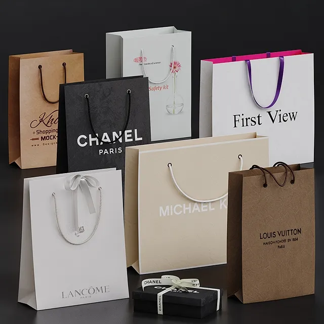 decoration – Packaging bags 3ds Max