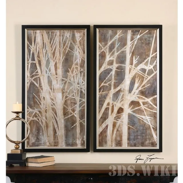 decoration – Painting of branches Uttermost 41543 3ds Max