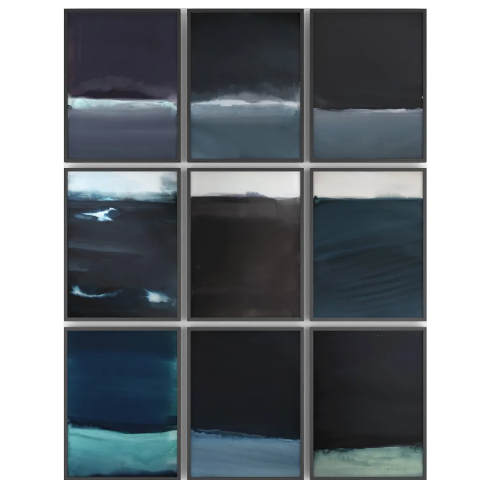 decoration – Paintings by Koen Lybaert set 3 3ds Max