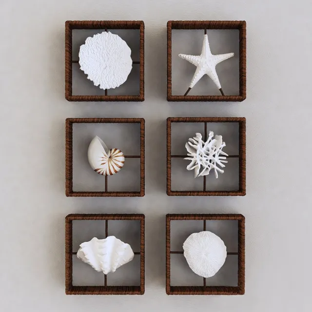 decoration – Palecek  Coral decor 3ds Max