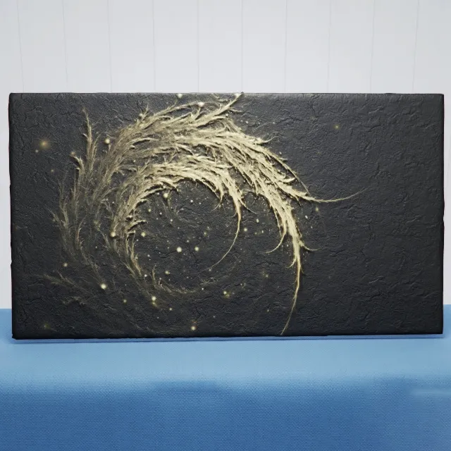 decoration – Pano gold and black 3ds Max
