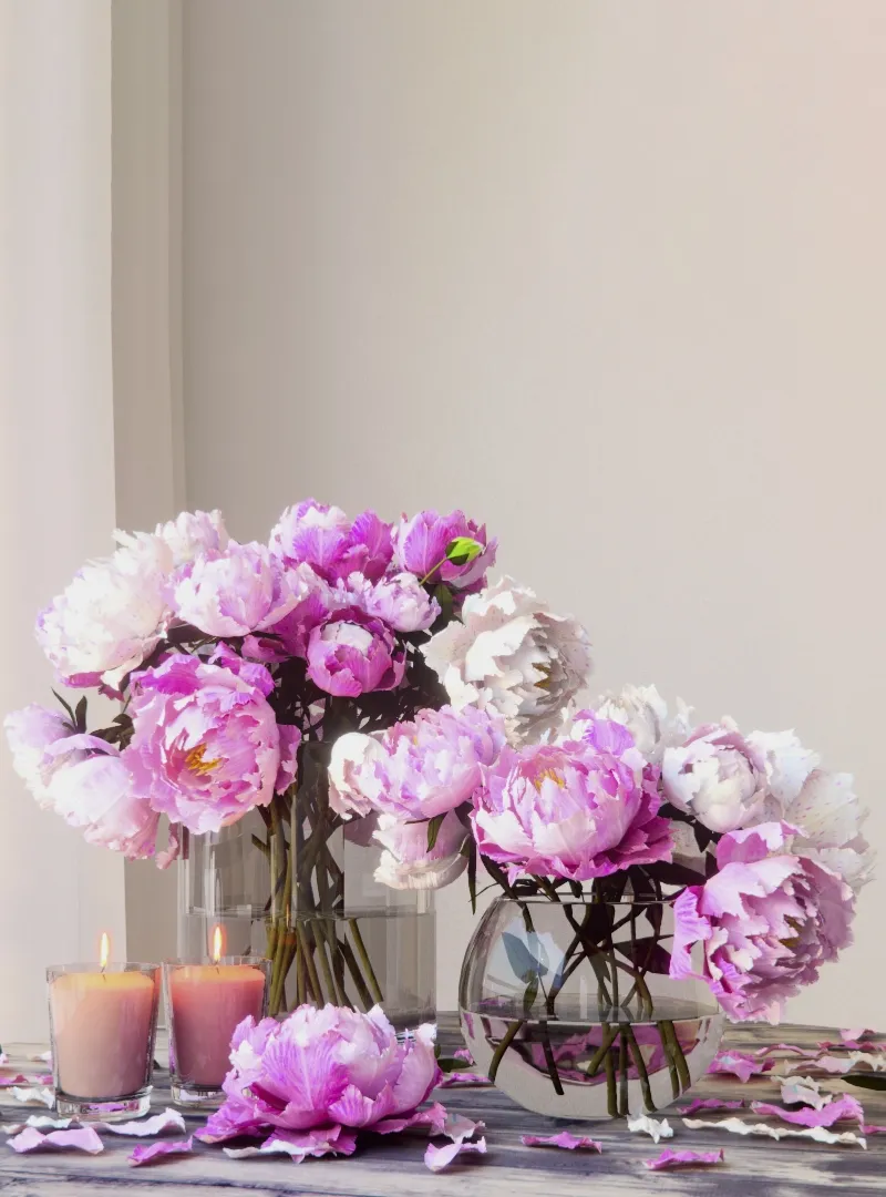 decoration – Peonies 05 3ds Max