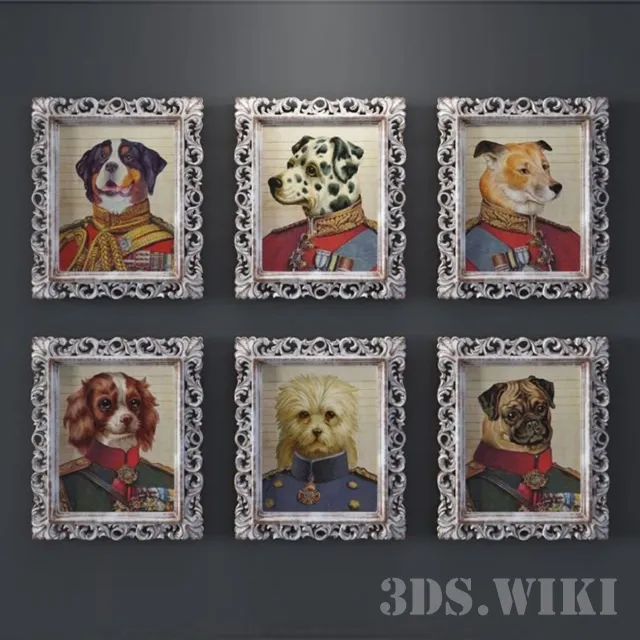 decoration – Photo frame Madeleine 3ds Max