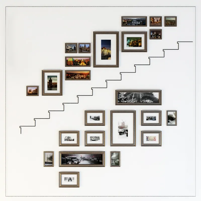 decoration – Photo set 3 3ds Max