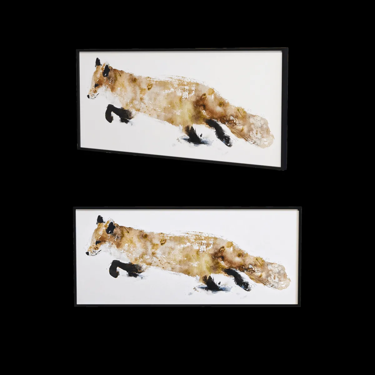 decoration – Picture  Fox Print 3ds Max