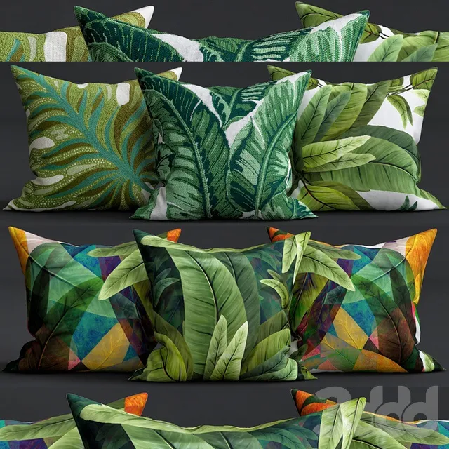 DECORATION – PILLOWS – 3D MODELS – 3DS MAX – FREE DOWNLOAD – 5590