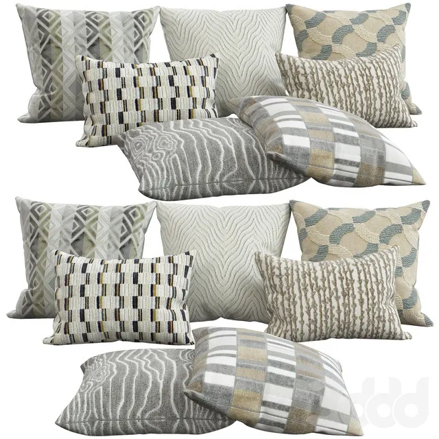 DECORATION – PILLOWS – 3D MODELS – 3DS MAX – FREE DOWNLOAD – 5602