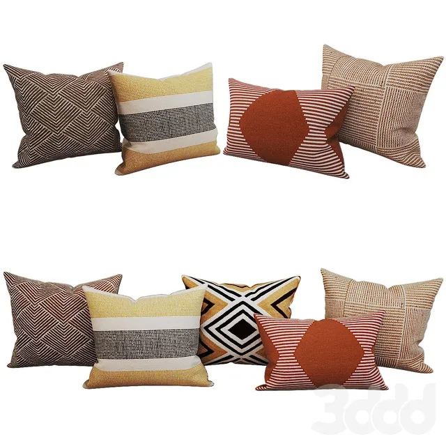 DECORATION – PILLOWS – 3D MODELS – 3DS MAX – FREE DOWNLOAD – 5607