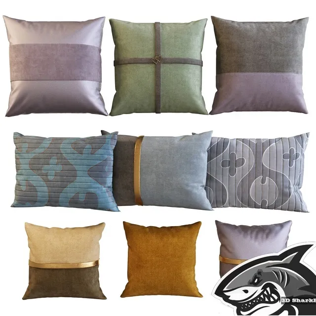 DECORATION – PILLOWS – 3D MODELS – 3DS MAX – FREE DOWNLOAD – 5608