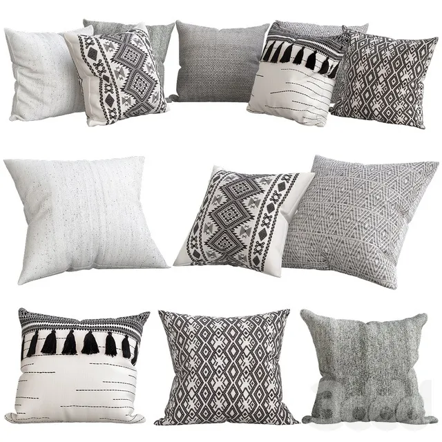 DECORATION – PILLOWS – 3D MODELS – 3DS MAX – FREE DOWNLOAD – 5611