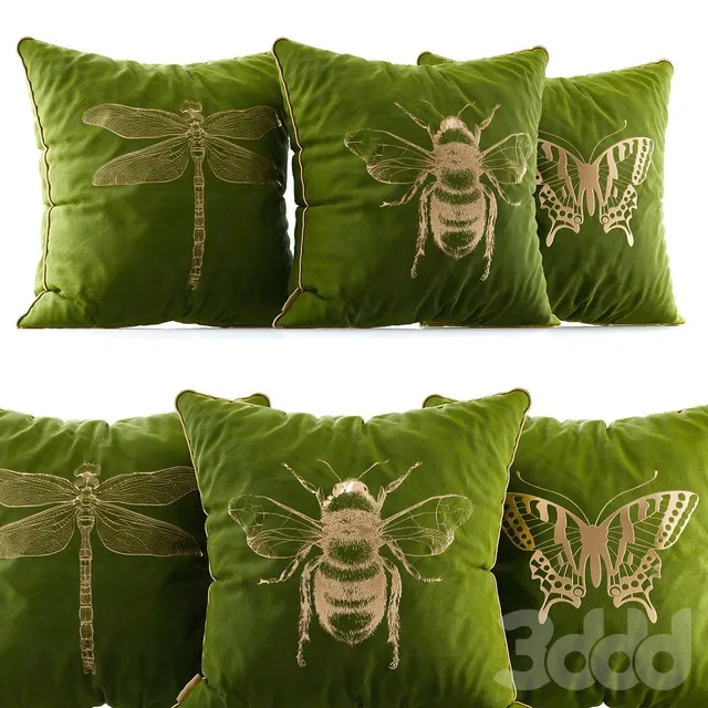 DECORATION – PILLOWS – 3D MODELS – 3DS MAX – FREE DOWNLOAD – 5617