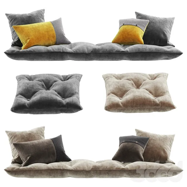 DECORATION – PILLOWS – 3D MODELS – 3DS MAX – FREE DOWNLOAD – 5627