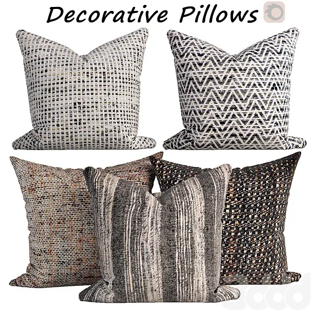 DECORATION – PILLOWS – 3D MODELS – 3DS MAX – FREE DOWNLOAD – 5634