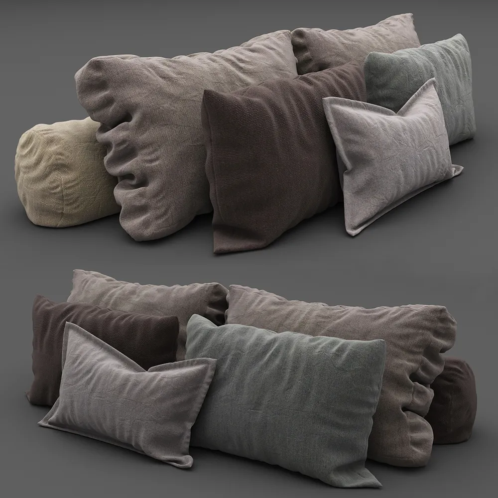 decoration – Pillows collection 101 3ds Max