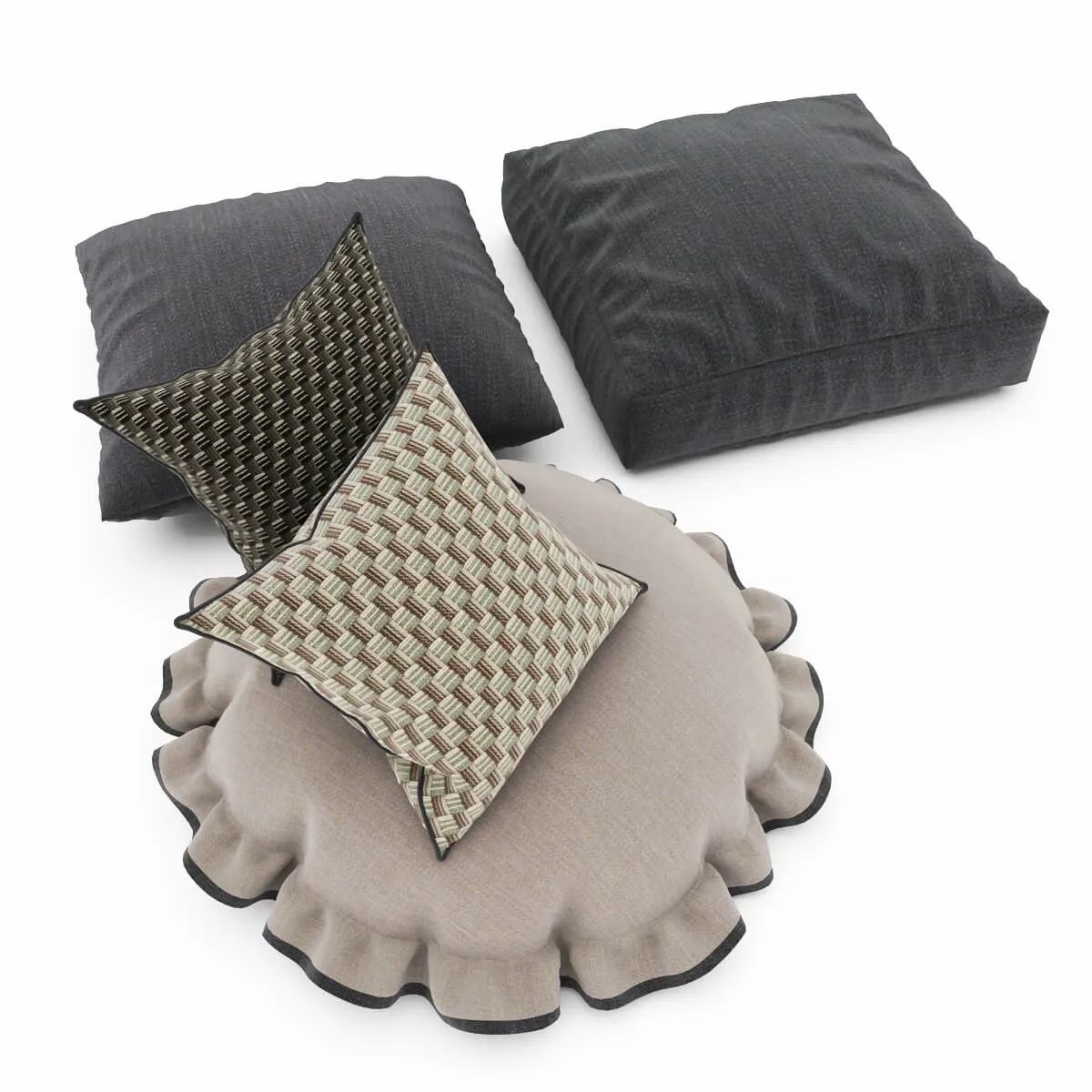 decoration – Pillows collection 103 3ds Max