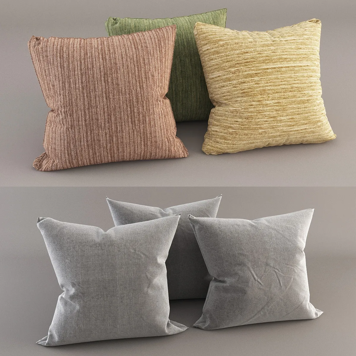 decoration – Pillows collection 110 3ds Max