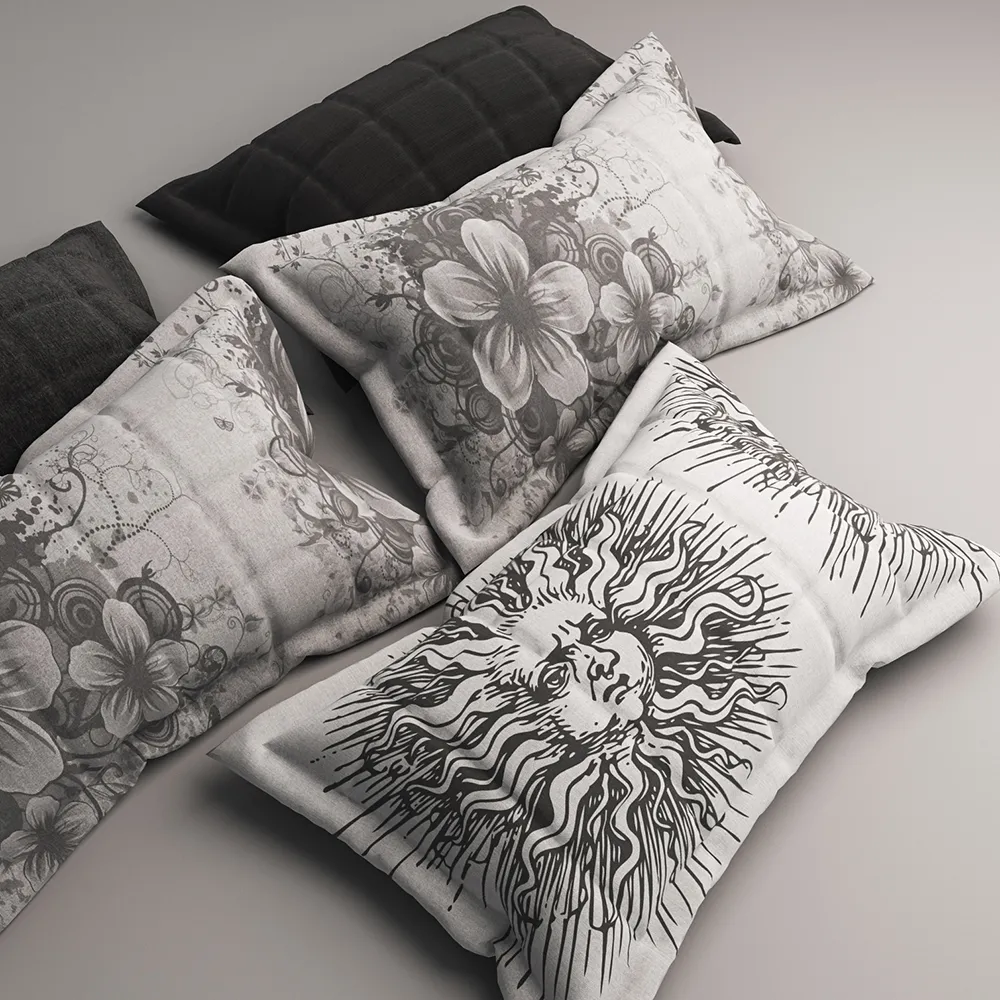 decoration – Pillows collection 126 3ds Max