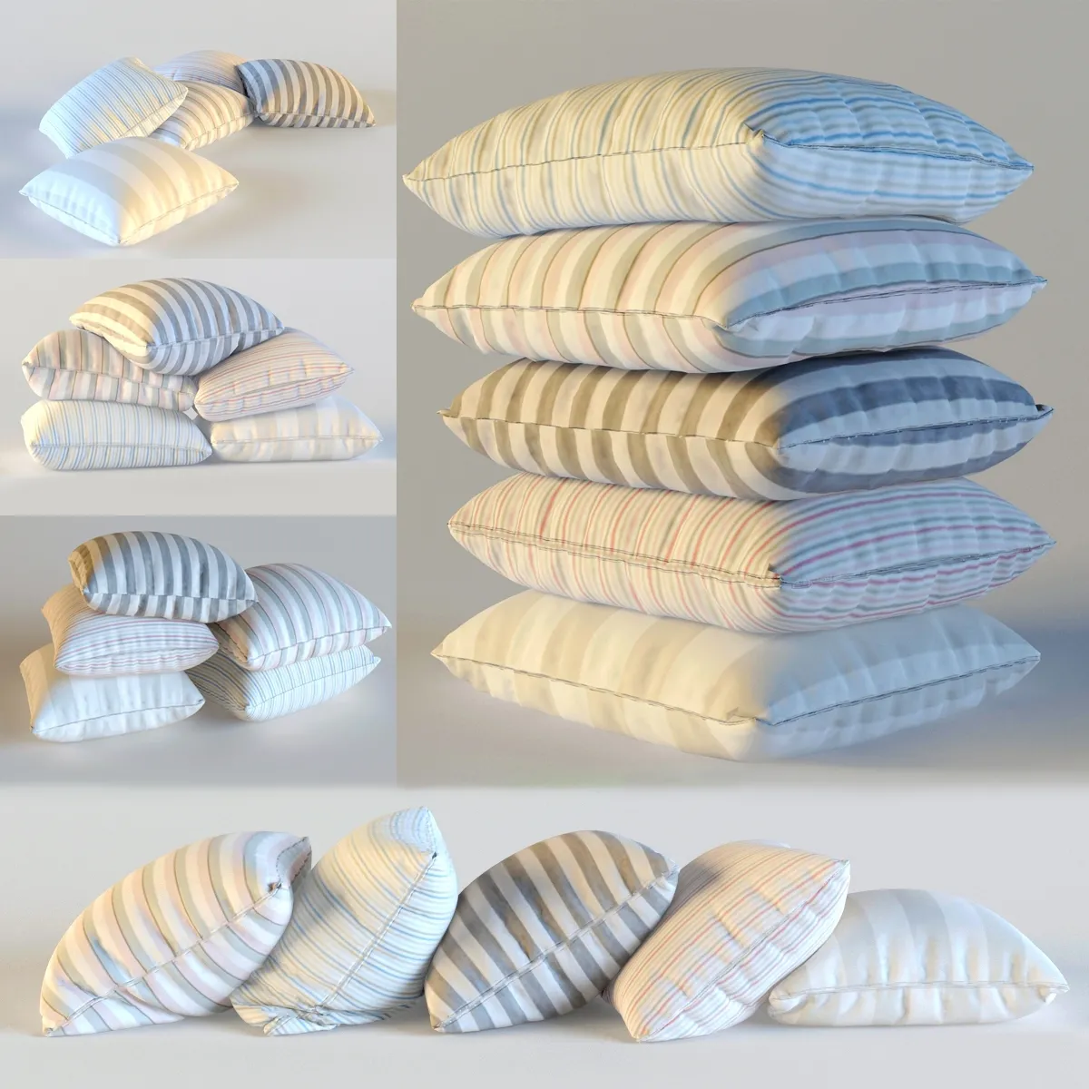 decoration – Pillows collection 147 3ds Max