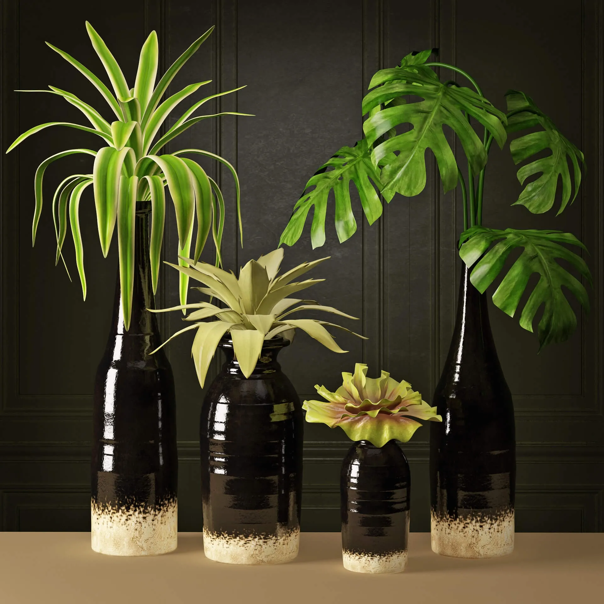 decoration – Plant Arrangement 01 3ds Max