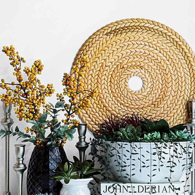 decoration – Plant decor set – 2 3ds Max