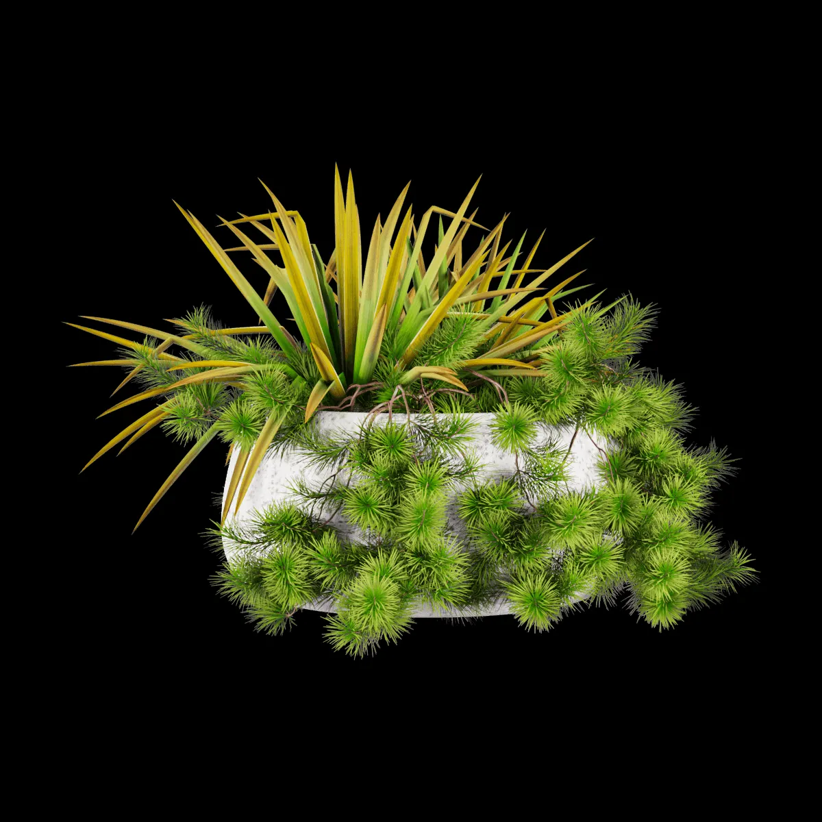 decoration – Plant in a pot 3ds Max