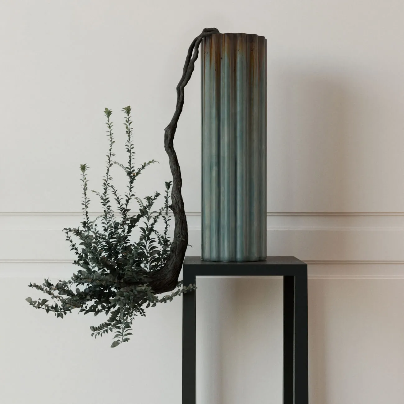 decoration – Plant in a vase 002 3ds Max