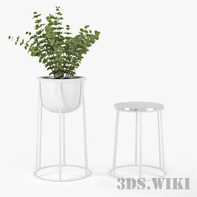 decoration – Plant WIRE POT 3ds Max