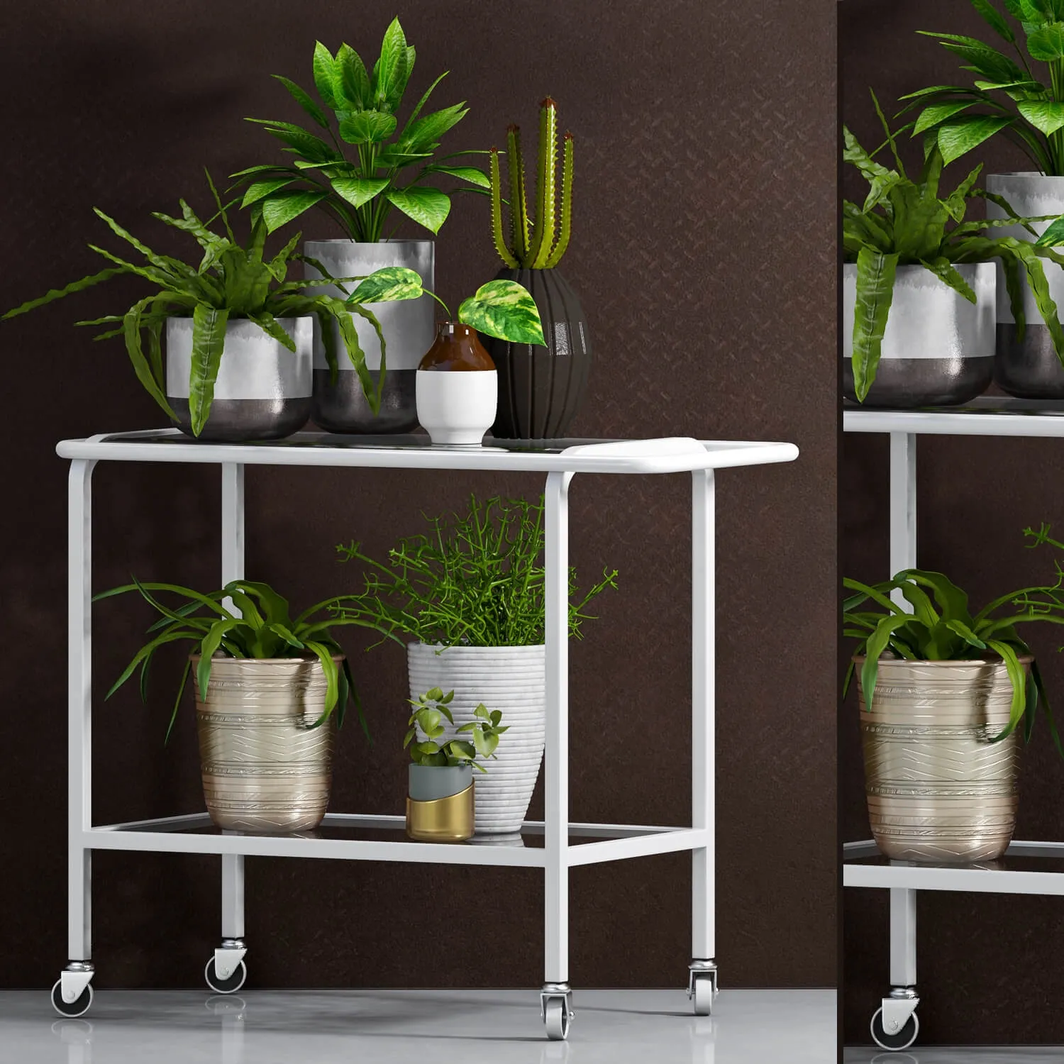 decoration – Plants in pot 5556 3ds Max