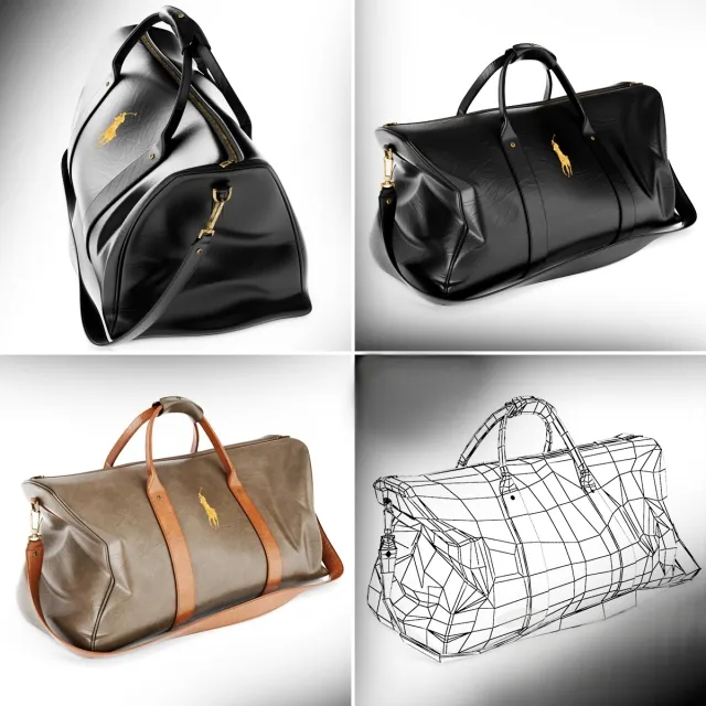 decoration – Ralph Lauren bag 3ds Max