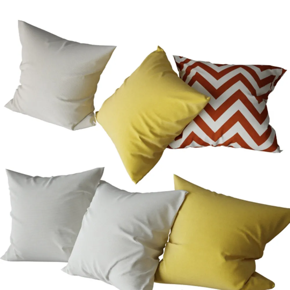 decoration – Rectangular pillows of different shapes 3ds Max