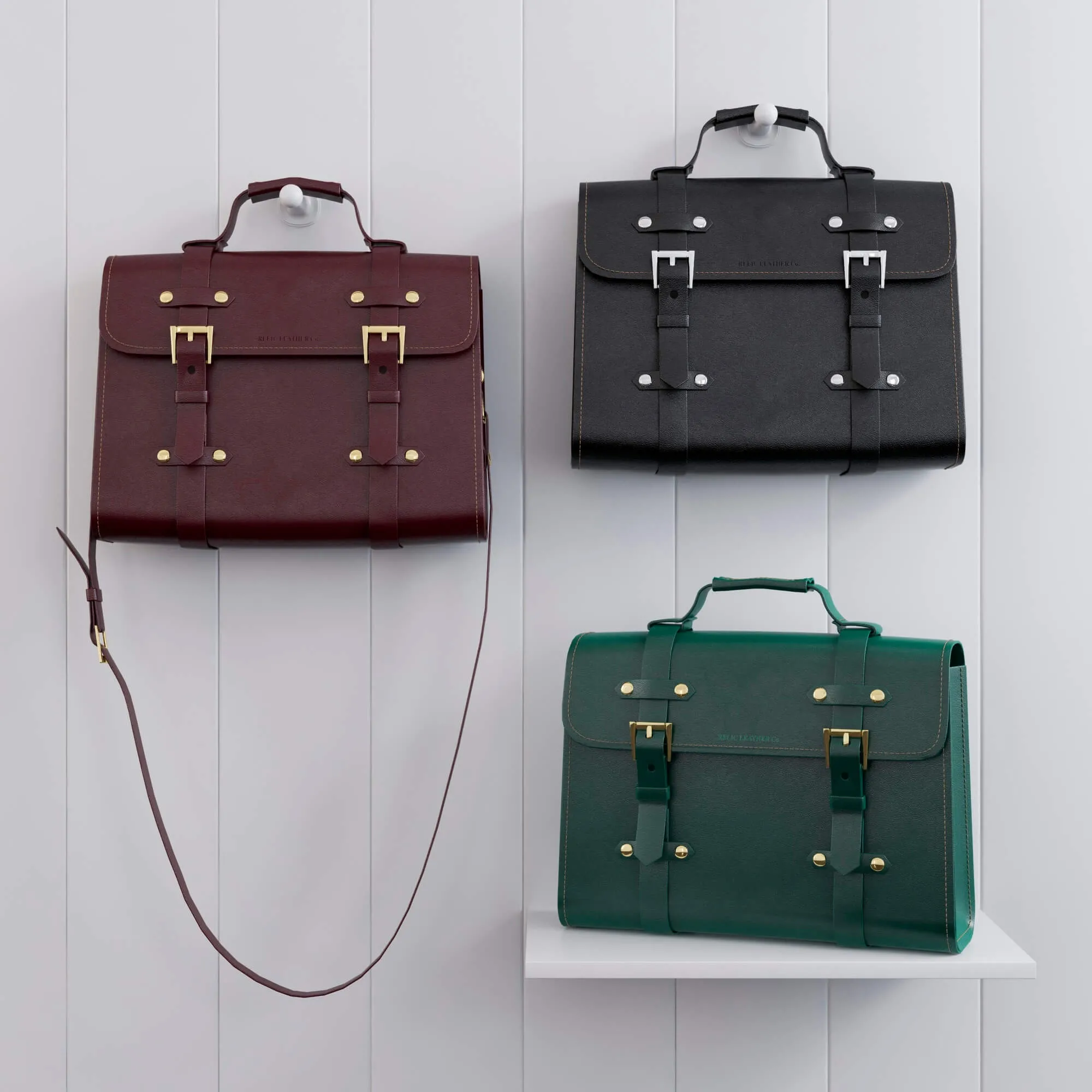 decoration – Relic leather bag 3ds Max