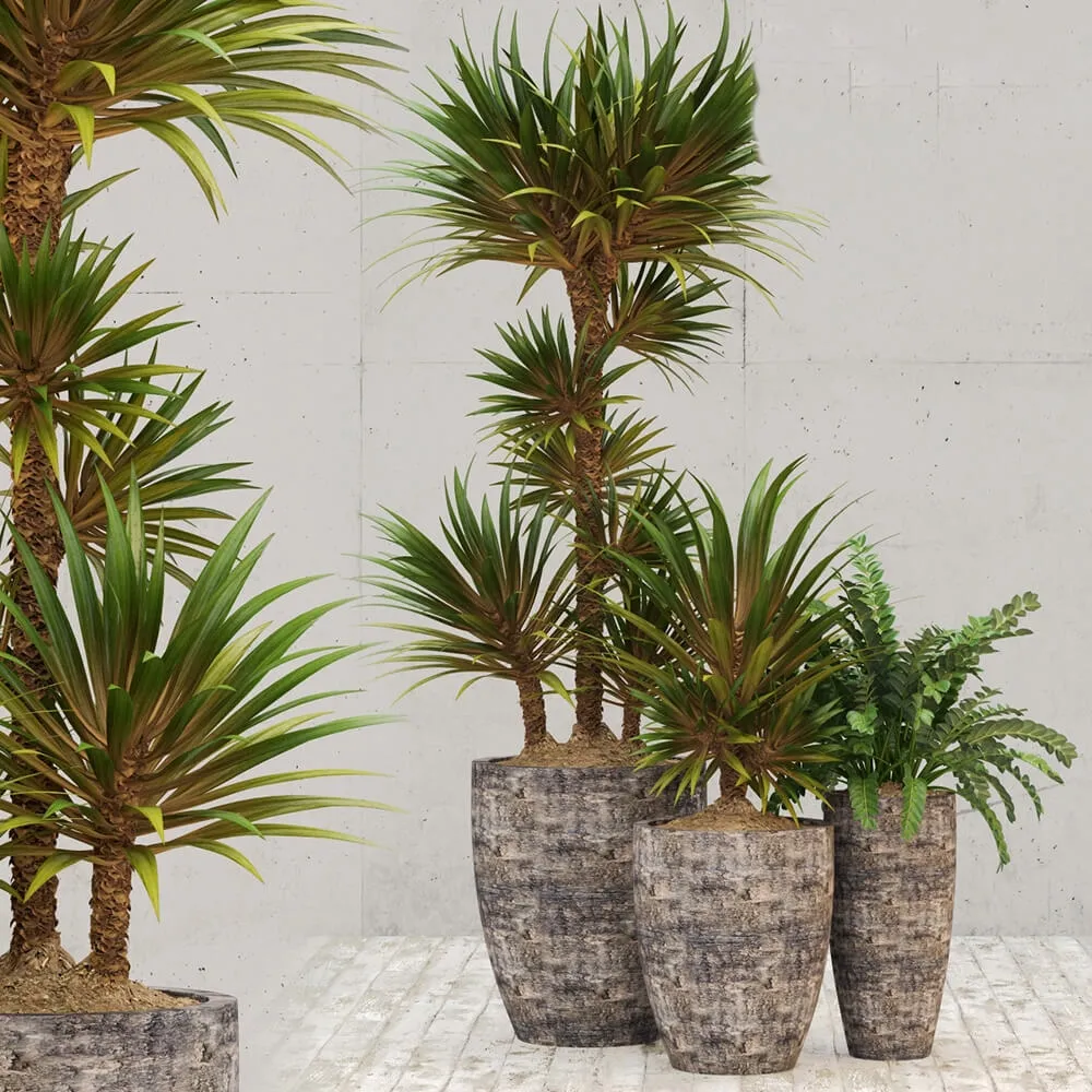 decoration – Restoration Hardware corso planter 3ds Max